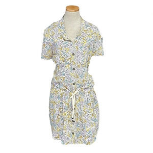 OBUS Australia Shirt Dress Tunic Abstract Print Oversized XS